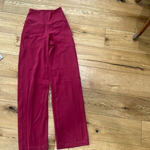 lululemon straight leg high waisted pants